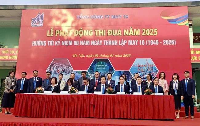 May 10 phát động thi đua đầu năm, phấn đấu năm 2025 đạt doanh thu 5.055 tỷ đồng (02/01/2025)